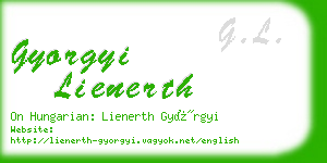 gyorgyi lienerth business card